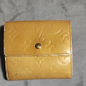 Louis Vuitton Monogrammed Tan Leather Wallet